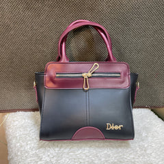 FRONT ZIPPER HAND BAG