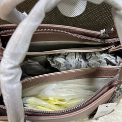 T PINK SOFT LEATHER BAG