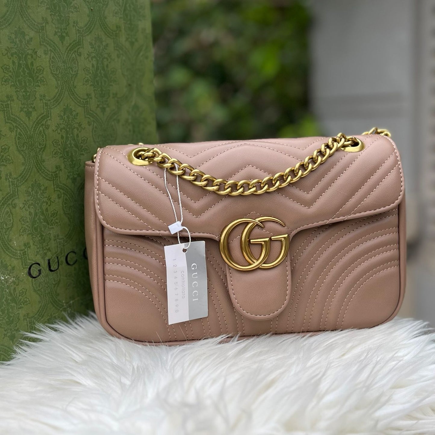 IMPORTED GUCCI CROSS BODY BAG WITH BOX