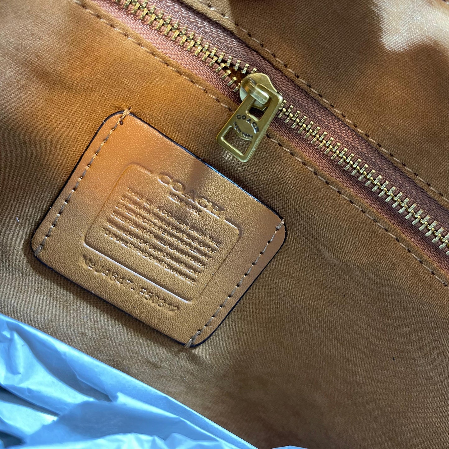 COACH MASTER COPY BAG