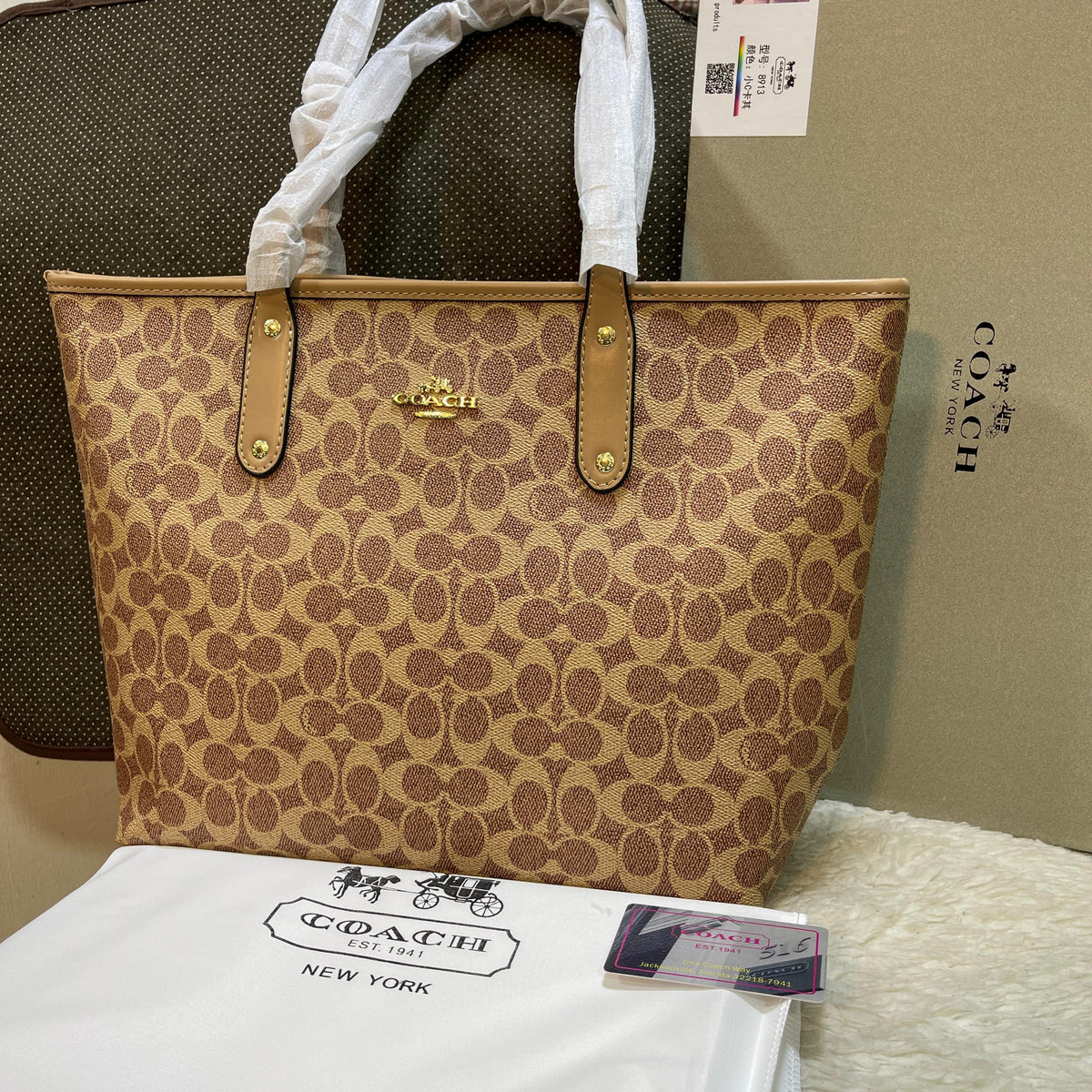 COACH TOTE BAG MASTER COPY